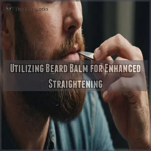 Utilizing Beard Balm for Enhanced Straightening