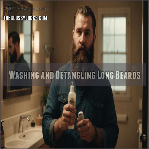 Washing and Detangling Long Beards