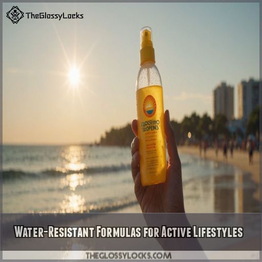 Water-Resistant Formulas for Active Lifestyles