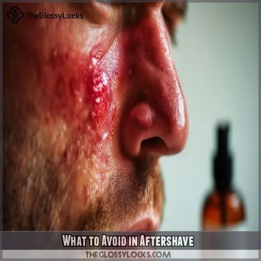 What to Avoid in Aftershave