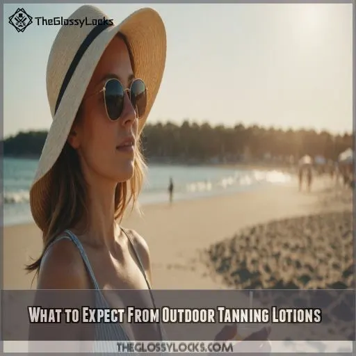 What to Expect From Outdoor Tanning Lotions