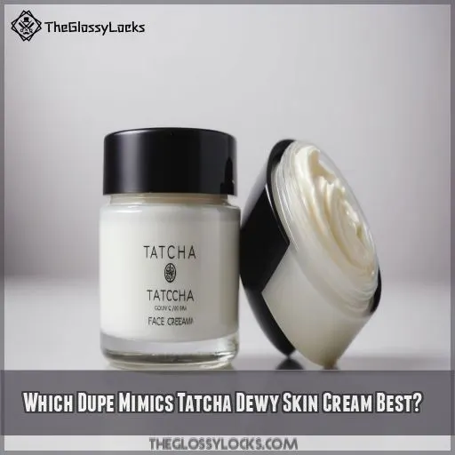 Which Dupe Mimics Tatcha Dewy Skin Cream Best