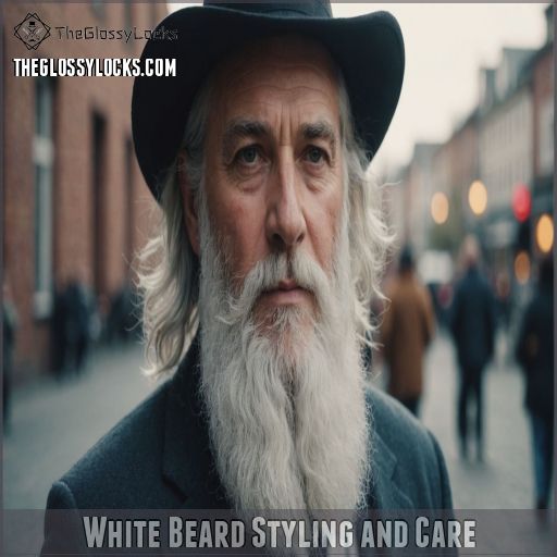 White Beard Styling and Care