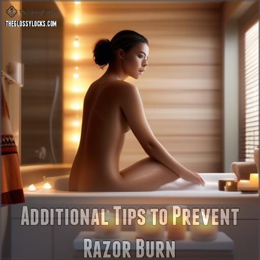 Additional Tips to Prevent Razor Burn Additional Tips to Prevent Razor Burn
