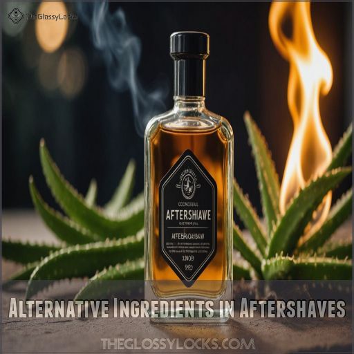 Alternative Ingredients in Aftershaves