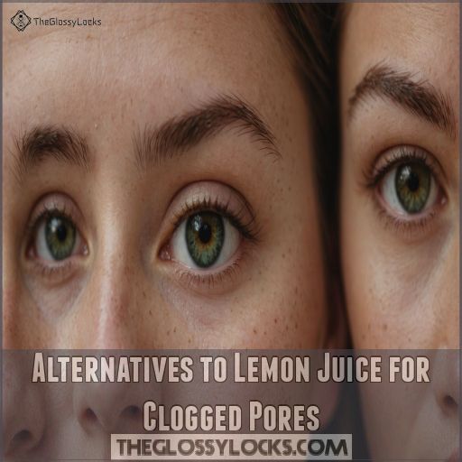 Alternatives to Lemon Juice for Clogged Pores