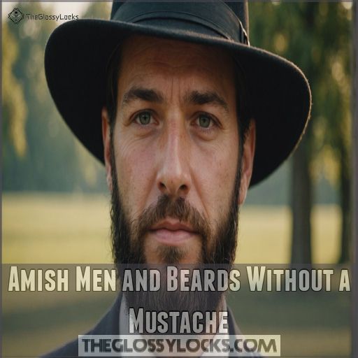 Amish Men and Beards Without a Mustache