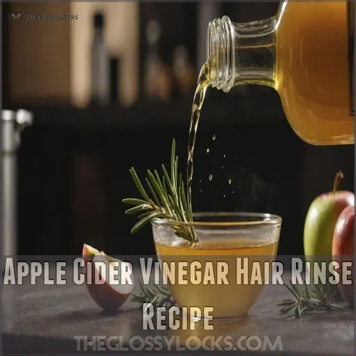 Apple Cider Vinegar Hair Rinse Recipe