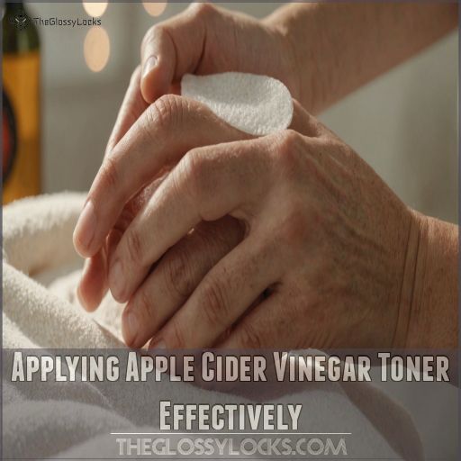 Applying Apple Cider Vinegar Toner Effectively