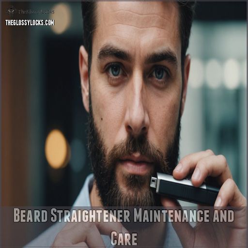 Beard Straightener Maintenance and Care