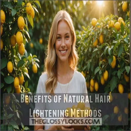 Benefits of Natural Hair Lightening Methods