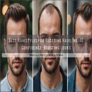 best hairstyles for receding hairline