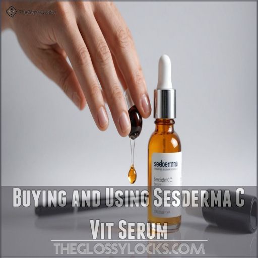 Buying and Using Sesderma C Vit Serum