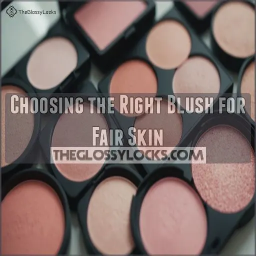 Choosing the Right Blush for Fair Skin