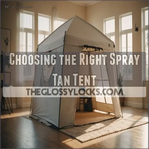 Choosing the Right Spray Tan Tent