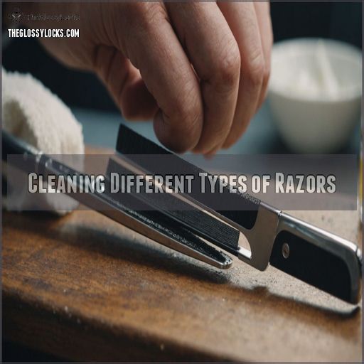 Cleaning Different Types of Razors