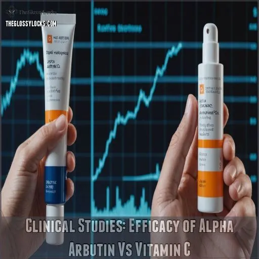 Clinical Studies: Efficacy of Alpha Arbutin Vs Vitamin C