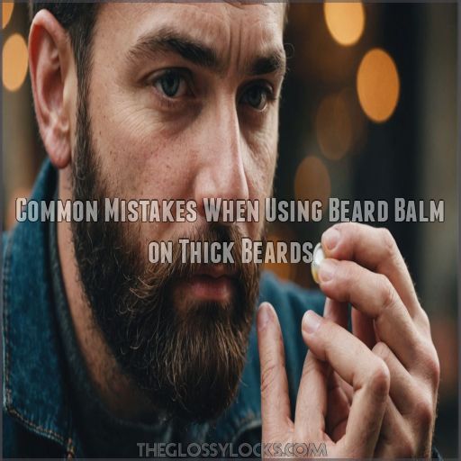 Common Mistakes When Using Beard Balm on Thick Beards