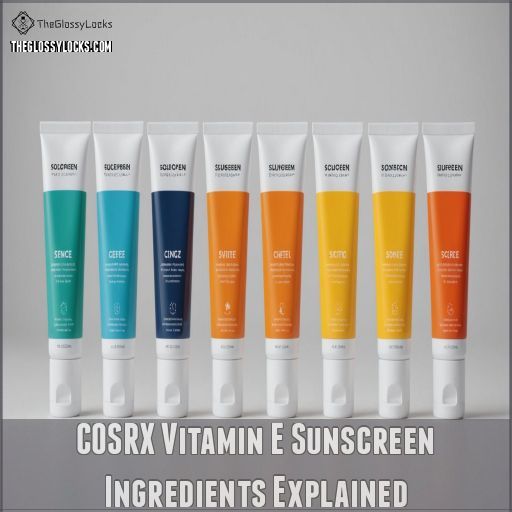 COSRX Vitamin E Sunscreen Ingredients Explained