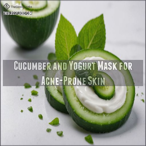 Cucumber and Yogurt Mask for Acne-Prone Skin