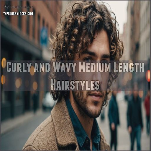 Curly and Wavy Medium Length Hairstyles