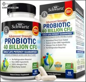Daily Probiotic Supplement with 40 B00SGF5N1M