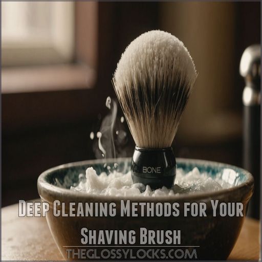 Deep Cleaning Methods for Your Shaving Brush