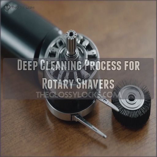 Deep Cleaning Process for Rotary Shavers