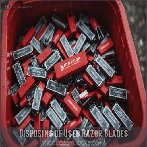 Disposing of Used Razor Blades