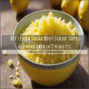 diy lemon sugar body scrub recipe