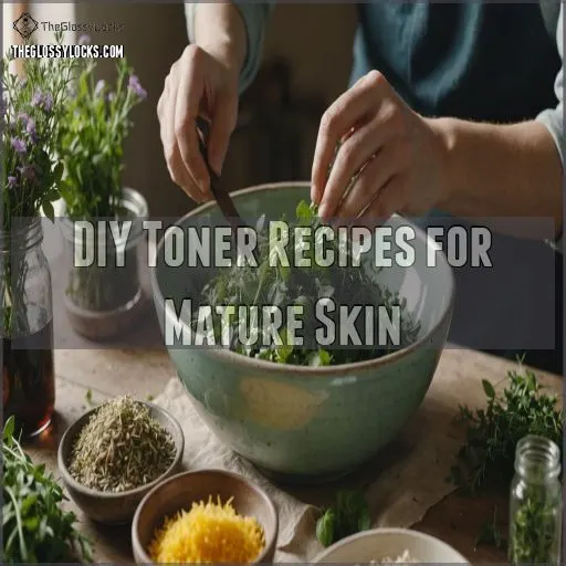 DIY Toner Recipes for Mature Skin