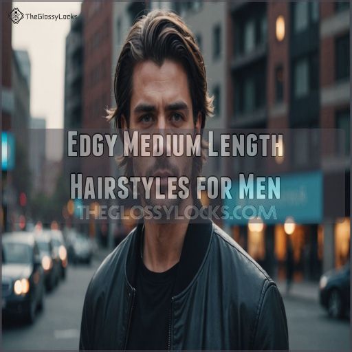 Edgy Medium Length Hairstyles for Men