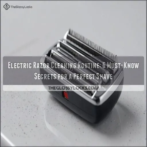 electric razor cleaning routine