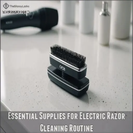 Essential Supplies for Electric Razor Cleaning Routine