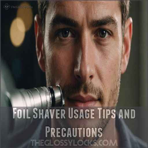 Foil Shaver Usage Tips and Precautions