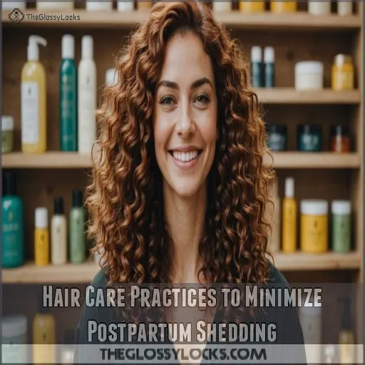 Hair Care Practices to Minimize Postpartum Shedding