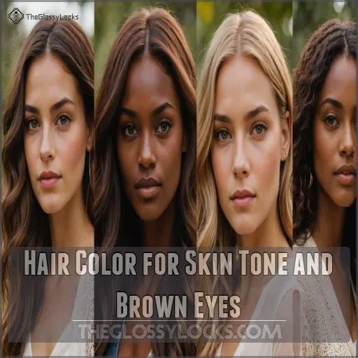 Hair Color for Skin Tone and Brown Eyes