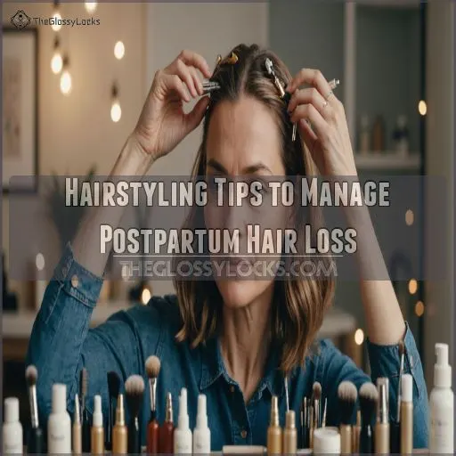 Hairstyling Tips to Manage Postpartum Hair Loss