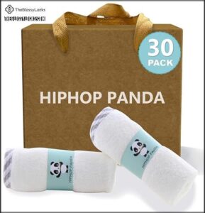 HIPHOP PANDA Baby Washcloths, Rayon