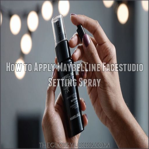 How to Apply Maybelline Facestudio Setting Spray