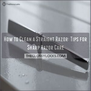 how to clean a straight razor