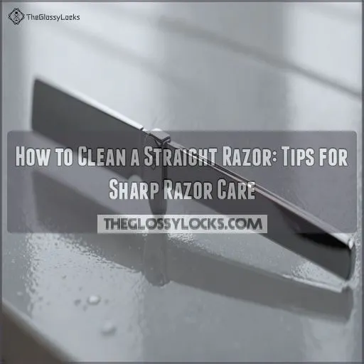 how to clean a straight razor