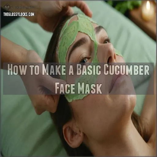 How to Make a Basic Cucumber Face Mask