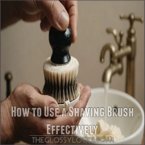 How to Use a Shaving Brush Effectively