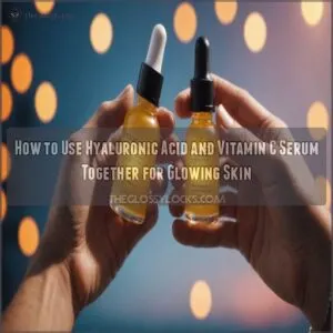 how to use hyaluronic acid and vitamin c serum