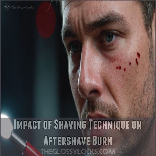 Impact of Shaving Technique on Aftershave Burn