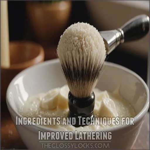 Ingredients and Techniques for Improved Lathering