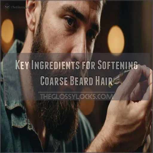 Key Ingredients for Softening Coarse Beard Hair