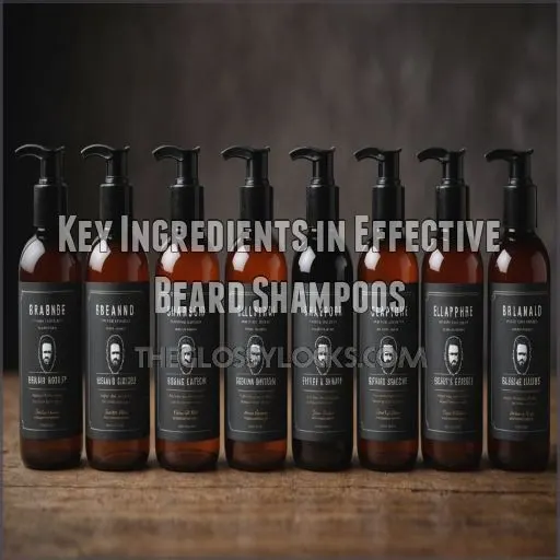 Key Ingredients in Effective Beard Shampoos