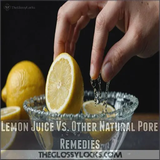 Lemon Juice Vs. Other Natural Pore Remedies